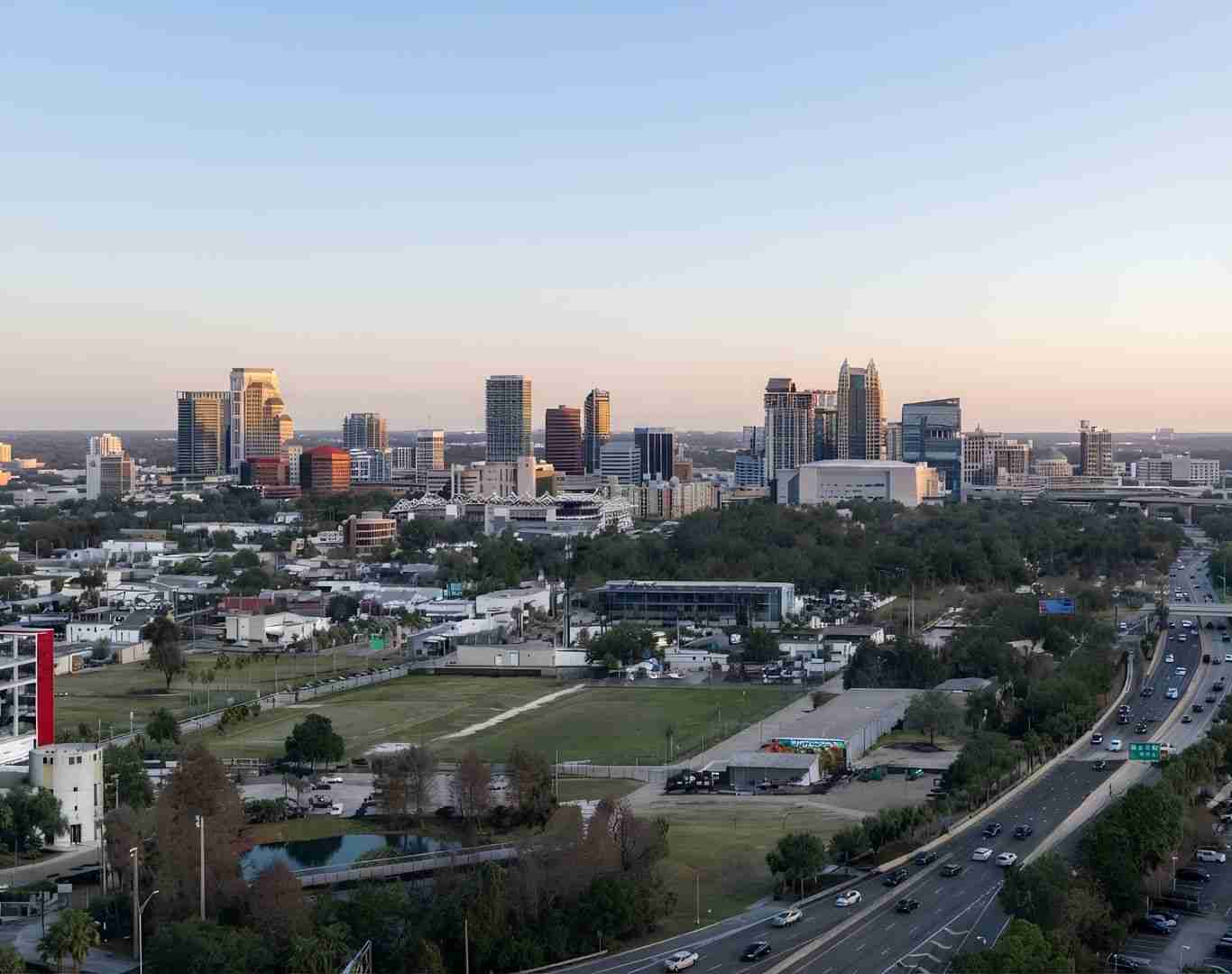 Downtown Orlando skyline, Orlando, FL